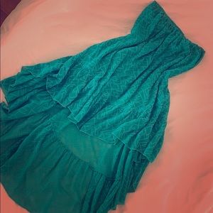 Free People Flowy Silk & Cotton Dress